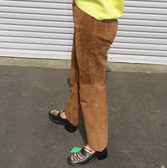 Bagatelle Tan Leather Pants
Straight leg - Picture 3 of 3